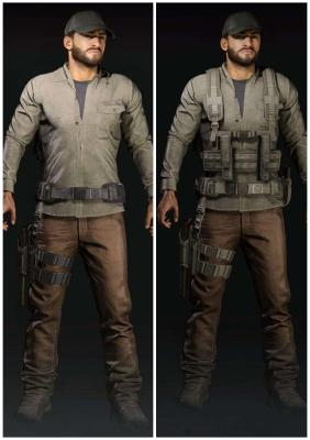 Low-profile civilian kit example